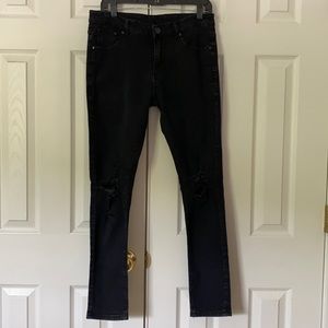 Skinny Flex Distressed Jeans